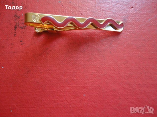 Луксозна позлатена шипка игла за вратовръзка 6, снимка 7 - Други - 53043325