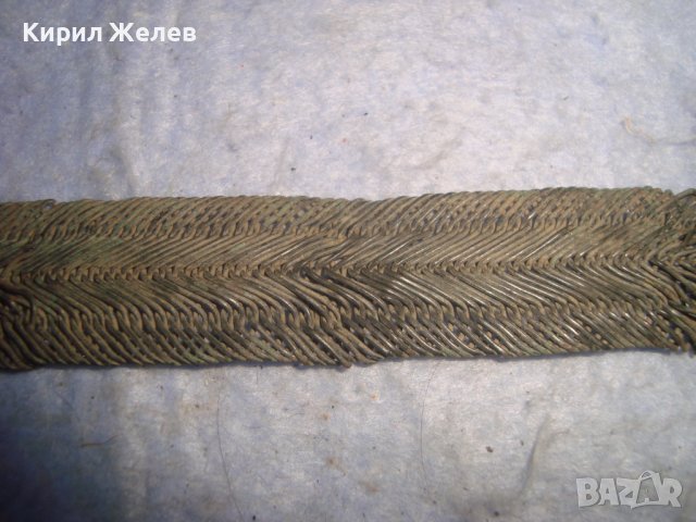 17 Век ВЪЗРОЖДЕНСКА СРЕБЪРНА САЧАНЕНА ГРИВНА КУЮМДЖИСКА ИЗРАБОТКА РЯДКА СТАРИННА ПЛЕТКА 28571 , снимка 9 - Антикварни и старинни предмети - 37170841