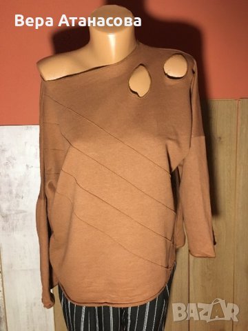 👜Ежедневна туника,л,хл размер, снимка 1 - Блузи с дълъг ръкав и пуловери - 27135277
