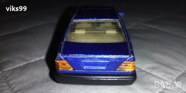 Welly Blue Mercedes Benz 600 SEL , снимка 3 - Колекции - 48681760