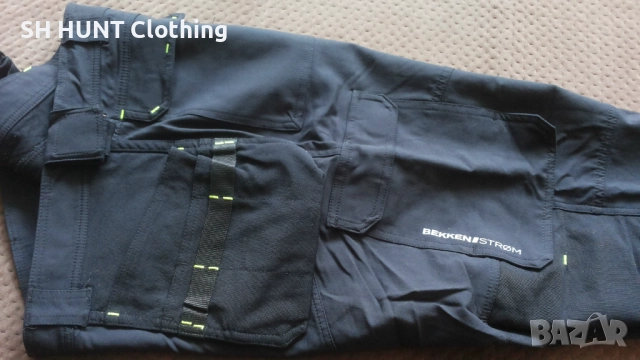 Bekken & Strom MOELV HÅNDVERKSBUKSE 4-VEIS STRETCH Work Pant раз. 58 / XXXL еластичен работен W4-221, снимка 6 - Панталони - 52111491