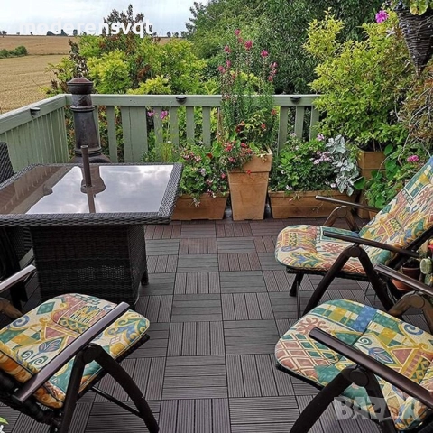 Декинг плочи WPC, тъмно кафяви - 30х30х2.2см, снимка 4 - Други - 51662461