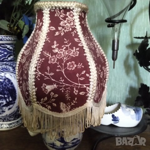 Делфт стара нощна лампа  , снимка 2 - Настолни лампи - 37630692