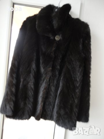 Дамско Качествено късо Палто от Визон, снимка 6 - Палта, манта - 43484696