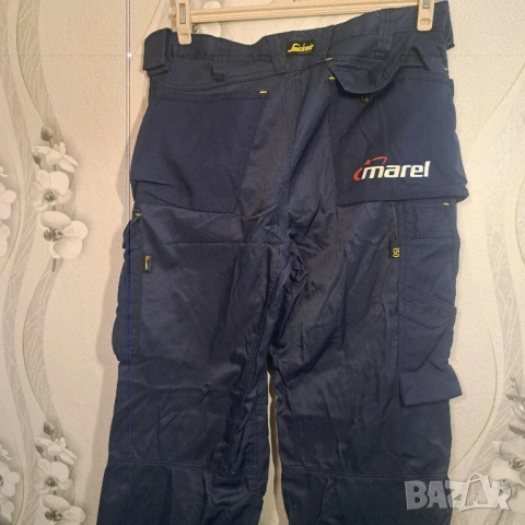 Snickers 3312 Craftsmen Loose Fit Duratwill, размер 150 / 52 - Л -ХЛ тъмносиньо работен панталон , снимка 2 - Панталони - 53082594