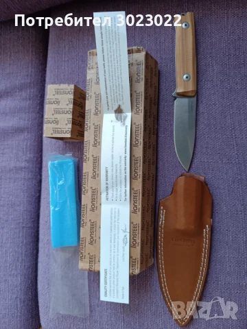 Нож LionSteel B41 Santos B41-ST за бушкрафт, снимка 10 - Ножове - 51115933