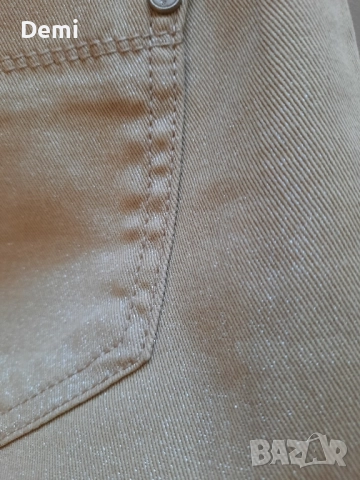 Дамски златни дънки, снимка 5 - Дънки - 52236373