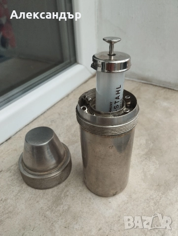 Стар медицински цилиндър , снимка 2 - Антикварни и старинни предмети - 52100017