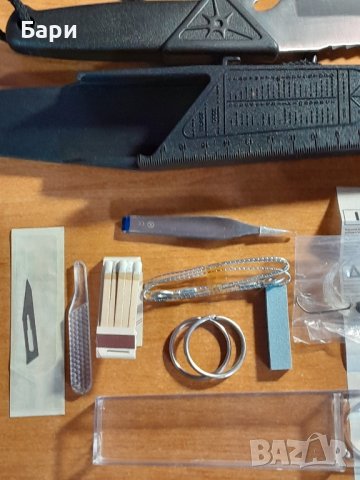 Рядък нож за оцеляване Marco Polo - Германия, снимка 8 - Други ценни предмети - 43611698