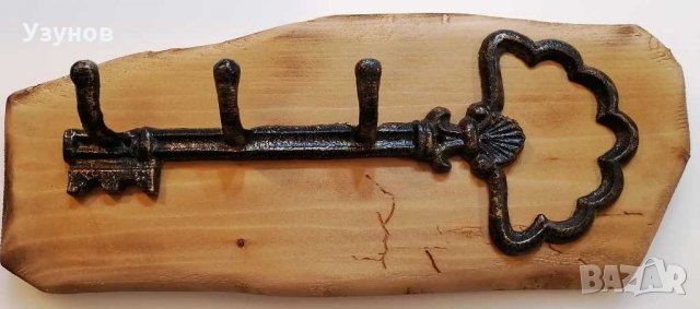 Закачалка от дърво (дървена закачалка) за механа в битов / винтидж стил, снимка 9 - Декорация за дома - 28831698