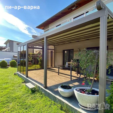 #производителнаперголи #пергола #pergola #гилотини #стъклениплъзгащивитрини #дограма #сенници #щори, снимка 4 - Дограми - 43113514