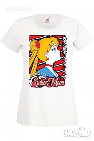 Дамска тениска Sailor Moon 01,Анимация,игра,Празник,Повод., снимка 3 - Тениски - 37946254