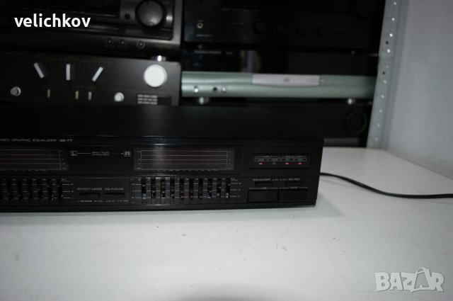 Графичен еквалайзер Kenwood GE-77, снимка 2 - Ресийвъри, усилватели, смесителни пултове - 43562985