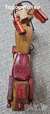 Сувенир мотор ръчна изработка от дърво.     , снимка 6 - Колекции - 49410707