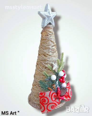 Декоративна Коледна елха " Коледна декорация", снимка 4 - Декорация за дома - 38753890