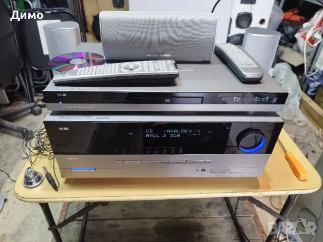 Harman Kardon AVR245. 7.1 канален AV приемник в комплект с 5 тонколони 