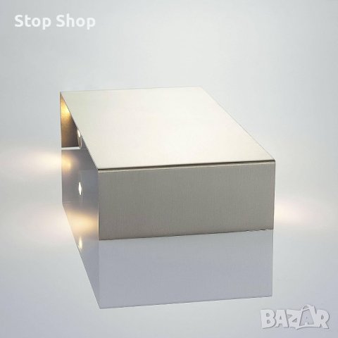 Lindby LED стенна лампа, вътрешна стенна лампа „Manon“ (модерна) от алуминиев алуминий за всекидневн, снимка 2 - Лампи за стена - 43940313