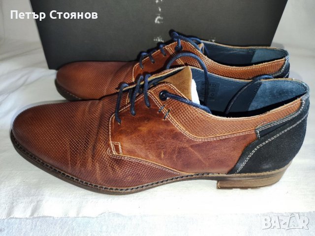 Стилни мъжки официални обувки от естествена кожа Oliver Jacob №43, снимка 4 - Официални обувки - 37270207