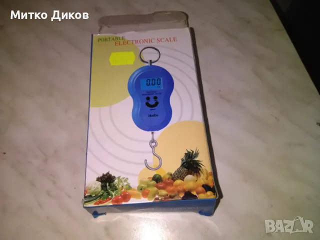 Кантарче Portatable Electronic scale нов, снимка 2 - Такъми - 48299009