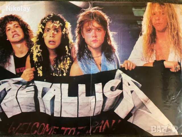 Рок и метъл плакати vintage 8 бр. 90те