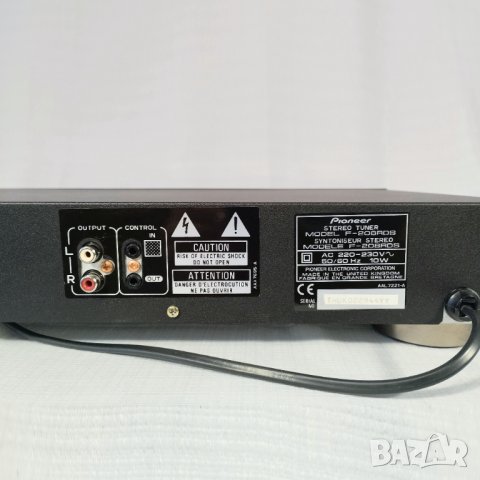PIONEER F-208RDS - Като нов тунер с RDS tuner HiFi, снимка 8 - Ресийвъри, усилватели, смесителни пултове - 43751098