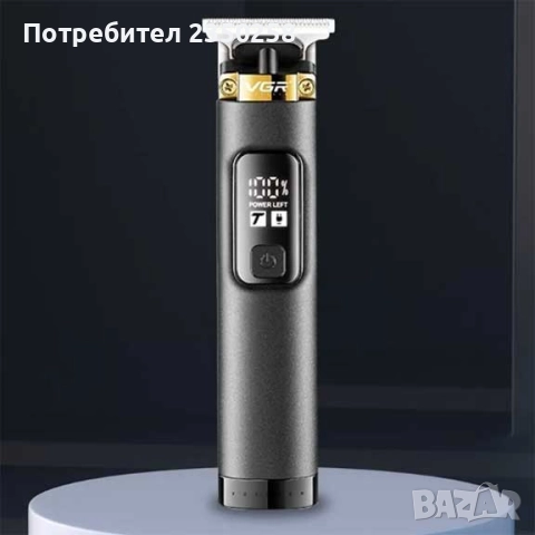 Професионален тример за подстригване и тяло VGR 985 IPX 7 Водоустойчивост LCD дисплей 200 мин работа, снимка 3 - Фризьорски принадлежности - 52860250