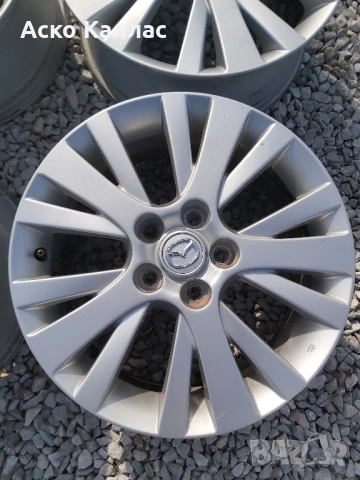 5x114.3.17.цола. 7j ET60 оргинални Mazda, снимка 4 - Гуми и джанти - 51836127