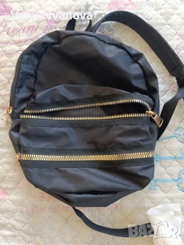 Defacto черна раница от шушляк., снимка 4 - Раници - 50734058