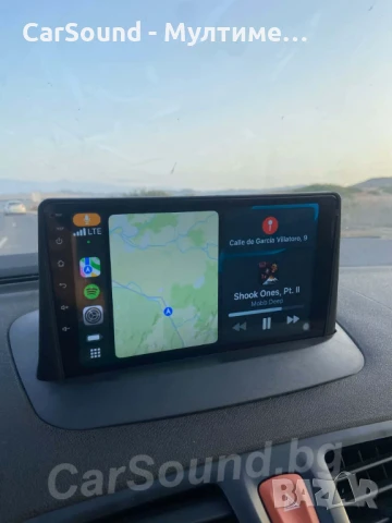 Renault Megane 3 - 9" Android 14 Мултимедия Рено Меган 3 CarPlay Навигация Андроид, снимка 2 - Аксесоари и консумативи - 51286000