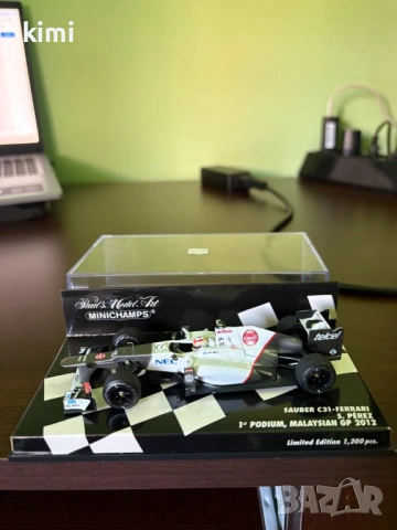 продавам колекция формула 1 на Sergio Perez minichamps 1.43