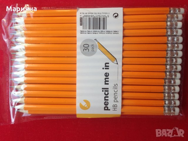 пакет 30 броя моливи НВ, снимка 3 - Ученически пособия, канцеларски материали - 26337951