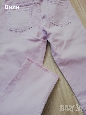 Бледолилави дънки H&M, снимка 5 - Детски панталони и дънки - 26627545