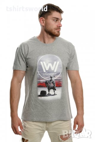 Нова мъжка тениска с дигитален печат на сериала Westworld (Западен свят), снимка 6 - Тениски - 37670057