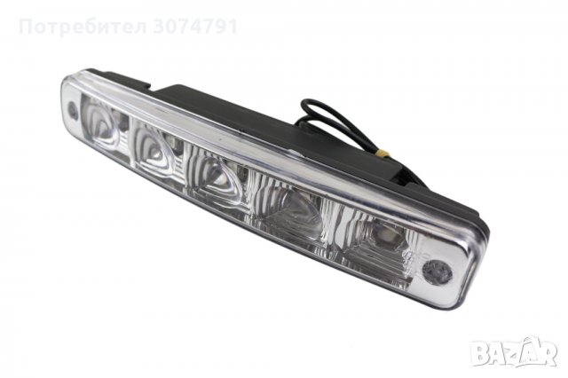 2 бр. Комплект Дневни Светлини Халогени Диодни 5 SMD LED DRL 12V Е4, снимка 6 - Аксесоари и консумативи - 32269062