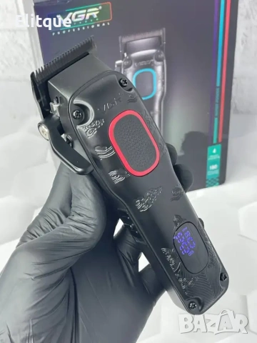 ✂️ Професионална машинка за подстригване VGR V-016 – Метален корпус, BLDC мотор, снимка 2 - Машинки за подстригване - 53577660