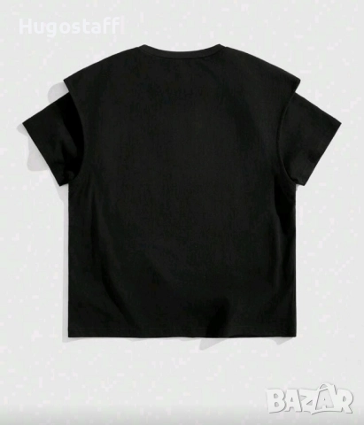 Нова двоен ръкав лепенки тениска блуза фланелка т шърт ангел Хл , снимка 11 - Тениски - 51767050