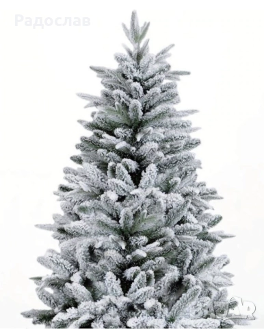 Изкуствена елха K r i n g Melbourne, Цялата заснежена с метална стойка.