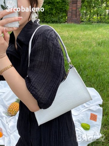 Нова модна релефна ръчна чанта с темпераментен каменен модел, Чанта за рамо, 10цвята, снимка 12 - Чанти - 42067852