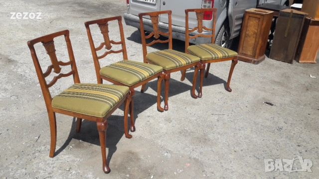 Столове-барок-4бр.№022, снимка 2 - Столове - 53254140