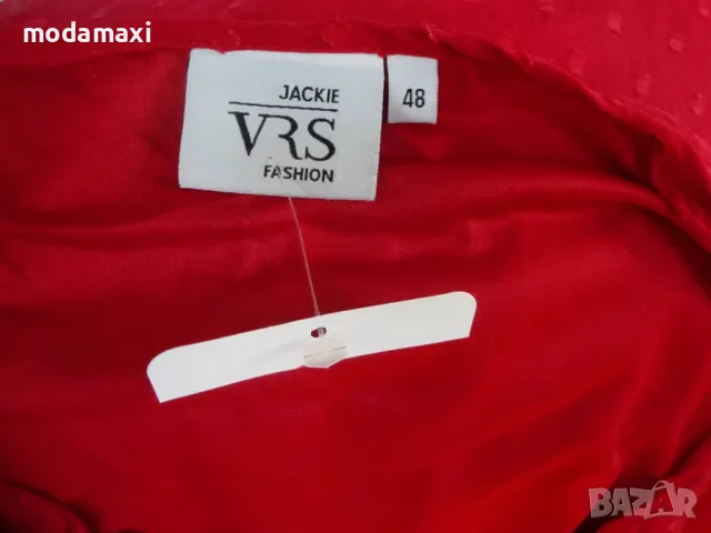 4XL Нова  блуза VRS в червено , снимка 8 - Туники - 50329857