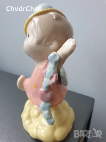 GMV-GianMarco Venturi статуетка 10см/малка италианска порцеланова фигура на бебе с балон, снимка 3 - Статуетки - 48133013