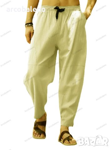Ежедневни мъжки свободни панталони с шнур, 7цвята, снимка 8 - Панталони - 44054028