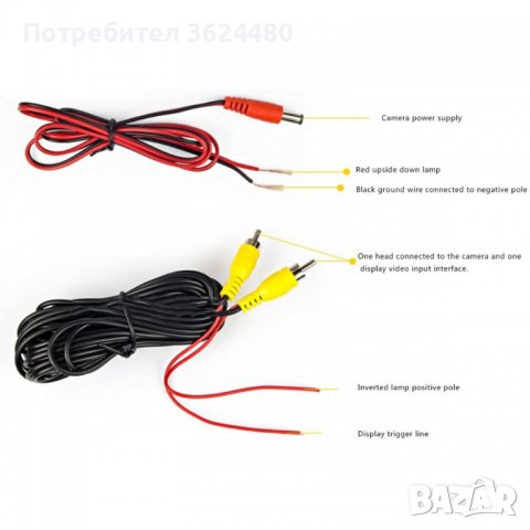 Камера за кола при паркиране, снимка 3 - Аксесоари и консумативи - 39501730