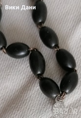 антика сребро синджир с кръст имащ стъкло земя Христова, снимка 9 - Антикварни и старинни предмети - 43969451