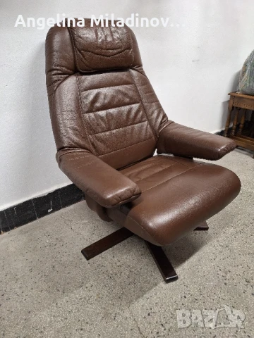 Фотьойл, кресло от естествена кожа със зони за релакс , снимка 2 - Дивани и мека мебел - 51310757