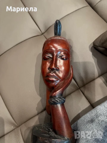 Махагонова статуетка,цена 85 лв., снимка 4 - Статуетки - 51387169