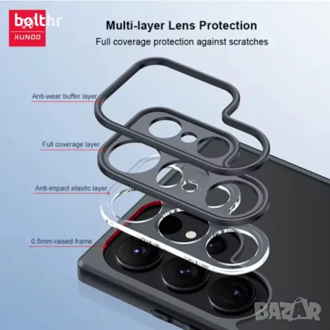 Удароустойчив силиконов гръб за Samsung Galaxy S24 ULTRA, снимка 6 - Калъфи, кейсове - 48332497