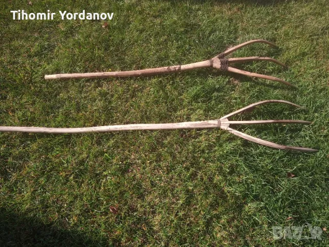 Дървени вили.-2 броя., снимка 3 - Антикварни и старинни предмети - 48011711