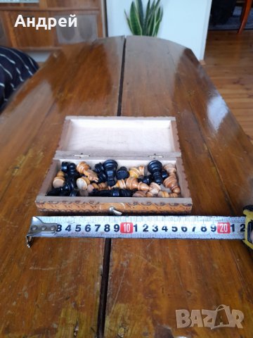 Стар шах #2, снимка 3 - Антикварни и старинни предмети - 37075000