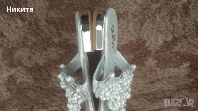 Gavi-чехли 38 номер-с огледален ток, снимка 2 - Чехли - 33489320